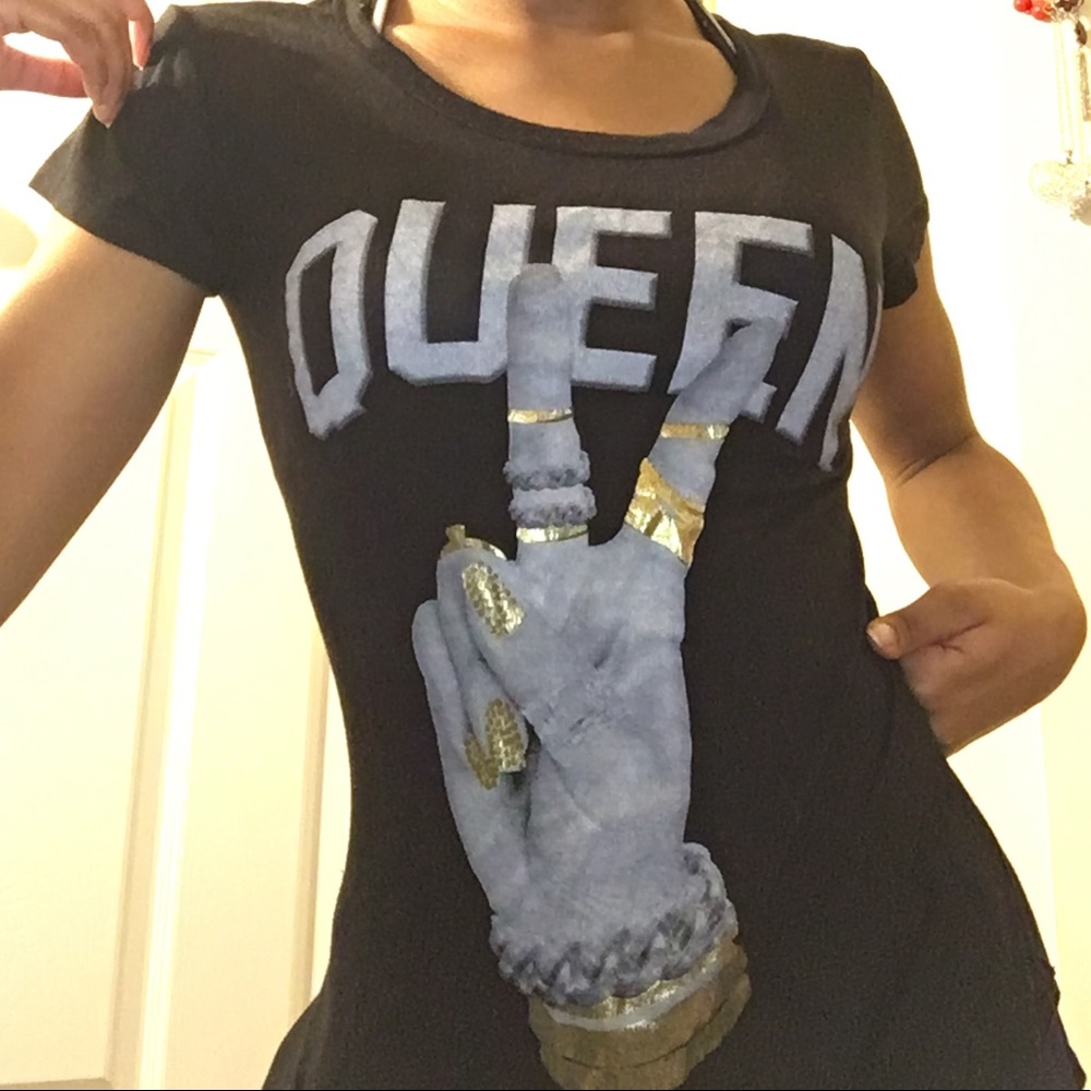 Queen Black & Gold Shirt